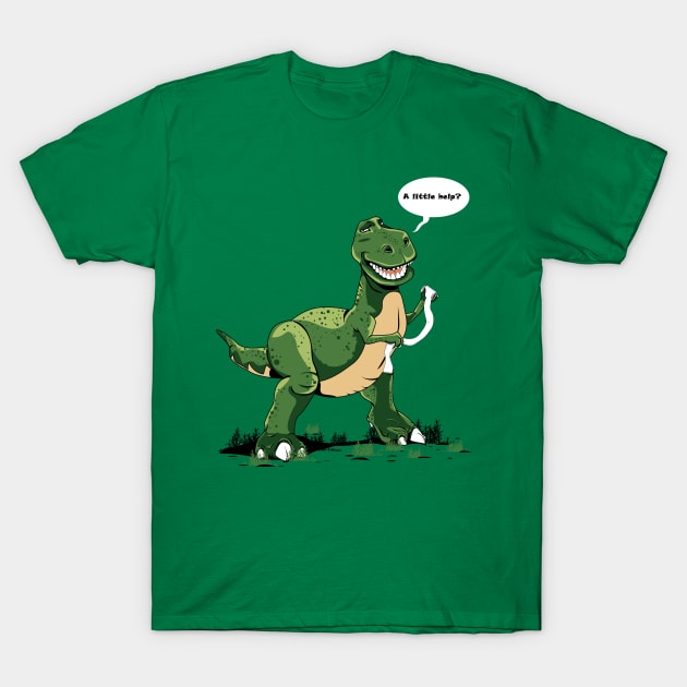 A Little Help? T-Shirt by CaffeineBlitz